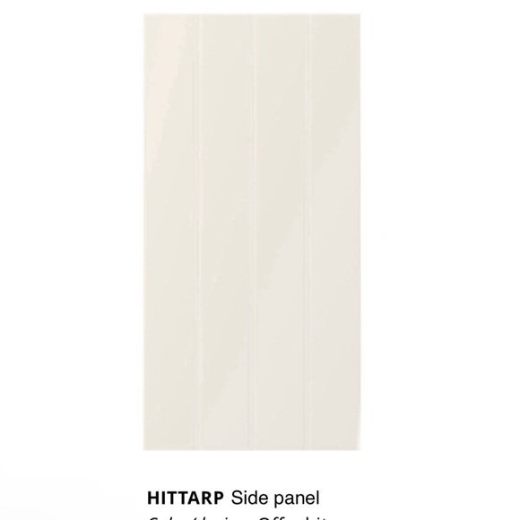 IKEA HITTARP 15x41 3/4” kitchen cover panel 302.664.18 off-white - Picture 1 of 2